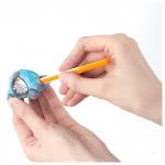 Точилка ЮНЛАНДИЯ "Машинка Юнландика", с контейнером, пластиковая, корпус ассорти, 228474