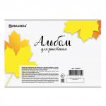 Альбом д/рис. А4 32л., скоба, обложка картон, BRAUBERG ЭКО, 202х285мм, Краски (1вид), 105063