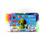 8588(8858) 5D ПЛАСТИЛИН МЯГКИЙ ИКРА 1 УП / 24 ШТ 23*12*5 СМ (100)