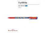 Ручка FunWrite. Кеды  шариковая 0,5 мм, синяя