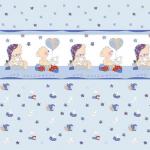 Детское постельное белье 1636/2 Мой ангелочек голубой поплин