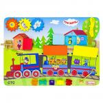 Бизиборд ALATOYS ББ102 Три кота Паровозик