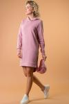 Платье -худи пыльная роза (П-228-1)