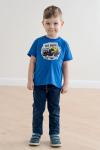 *Футболка для мальчика Мото синий
