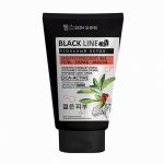 Гель-скраб-маска для лица 3 в 1 SKIN SHINE с древесным углем,  центеллой,  каолином и женьшенем,  150  мл