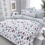 Комплект простыня 1.5 сп + 1 нав. 70/70 поплин 28313/1 Ананасы основа