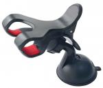 Держатель для телефона прищепка рогатая, черная