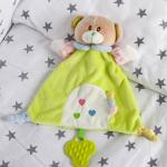 Игрушка - комфортер «Зайка Бруша», с прорезывателем
