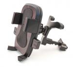 Держатель для мобильного телефона на решетку воздуховода Кальмар-006, черный, в блистере