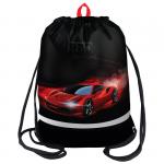 Мешок для обуви Berlingo "Red hurricane", 400*510мм, расшир. дно, свет.лента, 1отд., карман на молн, MS09425