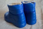 ГСНЖ Галоши садовые утепленные с надставкой синий