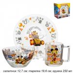 Детский набор 3 предмета МИККИ ГОНЩИК / 20555 /4/