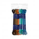 Нитки для вышивания "Г-ма" набор мулине VM-08 100% вискоза 8 x 8 м