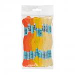 Нитки для вышивания "Г-ма" набор мулине № 10 100% хлопок 9 x 8 м