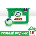 ARIEL Авт Гель СМС жидк. в растворимых капсулах Liquid Capsules Горный родник 15X27г
