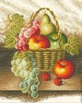 Вышивка крестиком 40х50 Арт. 0212 Фрукты в корзине