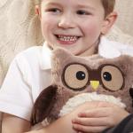 Игрушка грелка WARMIES HOO-BRO-1 Совёнок коричневый