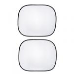 NEW GALAXY Комплект шторок 2шт.  на боковое заднее стекло на присосках,  44x36см, черные