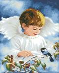Вышивка крестиком 40х50 Арт. 0119 Ангелочек