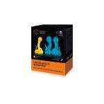 !Набор для опытов ТРЮКИ НАУКИ Z109 Светящиеся червячки желтый/бирюзовый