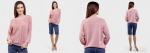 ДЖЕМПЕР ИЗ ВИСКОЗЫ OVERSIZE 3548 теплый розовый
