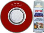 Эмаль аэрозоль 520 мл акрил быстросохн. RAL3003 РУБИНОВО-КРАСНАЯ арт.DTN-A07245 Deton Universal