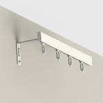 Алюминиевый карниз Д-2 Профильный алюминиевый карниз Д-2. Премиум (для среднего веса штор)