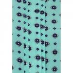 Блузка Б-1 принт на зелёном