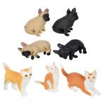LASTIKS Фигурка в виде домашнего питомца,  5-9 см,  резина,  5-7 дизайнов