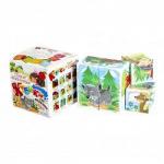 Дес. кор. Кубики 8 шт  "Дикие животные и их малыши" 00699,00669