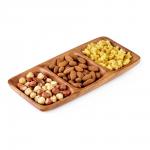 Блюдо прямоугольное ORGANIC, 3 отделения, 23х11см