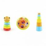 Развивающий набор №3 пирамидки+сортер 87033 КНОПА