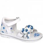 20-417B бел/гол Сандалии для девочек (26-29)/8