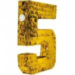 Игра Пиньята Цифра 5 Золото