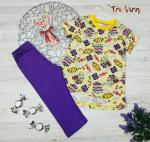 Комплект "Сластена": удлиненная футболка+бриджи