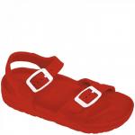 1931 крас Пляжная обувь для девочек (22-29)/24