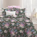 КПБ 1.5 поплин "Любимый дом" (70х70) рис. 6524-3 Весенний букет