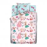 КПБ 1.5 бязь 4YOU (70х70) рис. 16067-1/16068-1 Свинки модницы