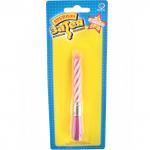 Свеча Музыкальная розовая 1502-1121