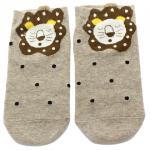 Короткие носки "Short Brown" Лев