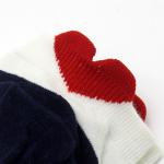 Короткие носки "Heart" зебра