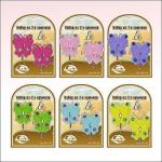 Н-р крючков "Бабочки со стразами" * 2 шт 6 цв