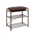 Подставка для обуви  3-х полочная 45   с сиденьем с ящиком