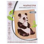 Аппликация  Роспись по дереву - Маркетри. Панда, 21*29 см, европодвес, 87842