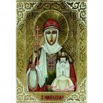 DA-1651 Алмазная живопись неполная выкладка 40*30 с багетом Икона