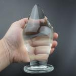 *Анальный плаг из стекла большой размер L, GB-104