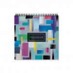 Альбом для эскизов на спирали ErichKrause® Абстракция, 220х220 мм, 40 листов