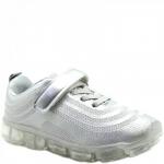 131-22 серебро Кроссовки для девочек (25-30)/8