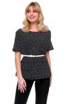 Блузка Дора (чёрный) Б11-157/3