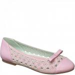 10404-9 роз Балетки для девочек (32-37)/12